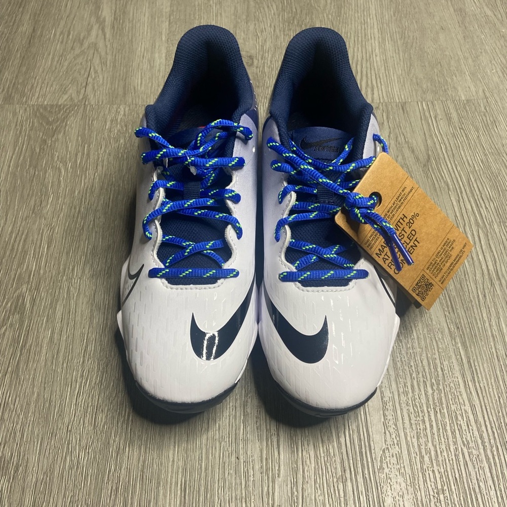 Nike Hyper Diamond 4 Keystone GS Boys Cleats Size 6Y Blue NWT